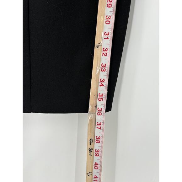 Santa Fe Vintage Dress Womens 2 Black Gold Leaf Applique Long Sleeves Full Zip - Picture 15 of 16